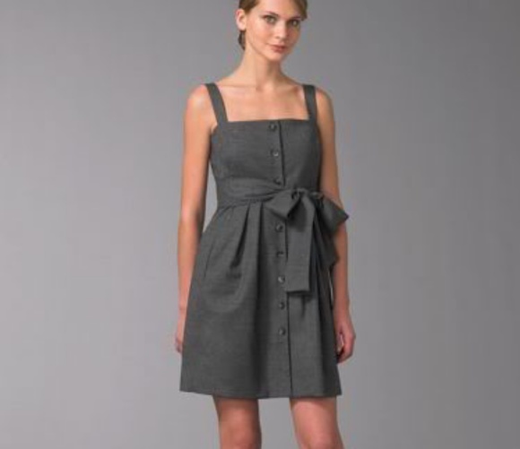 Theory Cotton/Nylon/Silk Kantari Button Dress - Picture 7 of 7